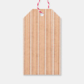 Little Pumpkin Boho Floral Baby Dusche Vielen Dank Geschenkanhänger (Rückseite)