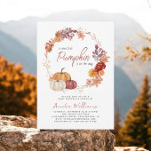 Little Pumpkin Boho Gender Neutral Baby Shower Einladung