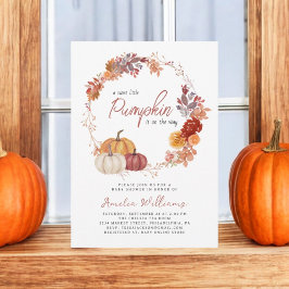 Little Pumpkin Boho Gender Neutral Baby Shower Einladung
