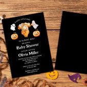Little Pumpkin Boo - Halloween Baby Dusche Einladung