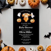 Little Pumpkin Boo - Halloween Baby Dusche Einladung