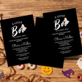 Little Pumpkin Boo – Halloween Baby Shower  Einladung