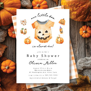 Little Pumpkin Boo Kinderdusche Einladung