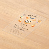 Little Pumpkin Boo Kinderdusche Einladung (Ablage )