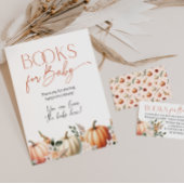 Little Pumpkin Books for Baby Shower Begleitkarte