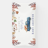 Little Pumpkin Boy Baby Shower Banner (Vertikal)