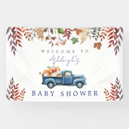 Little Pumpkin Boy Baby Shower Banner