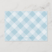 Little Pumpkin Boy Baby Shower Books for Baby Begleitkarte (Rückseite)