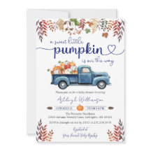 Little Pumpkin Boy Baby Shower Einladung