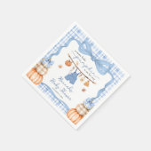 Little Pumpkin Boy Clothes Fall Baby Dusche Serviette (Ecke)