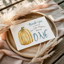 Little Pumpkin Boys Fall Birthday Danke