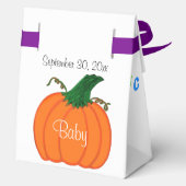 Little Pumpkin Bundle of Joy Baby Shower Geschenkschachtel (Rückseite)