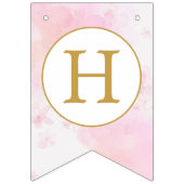 Little Pumpkin Button Floral Fall erster Geburtsta Wimpelkette (Zweite Fahne)