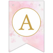 Little Pumpkin Button Floral Fall erster Geburtsta Wimpelkette (Dritte Fahne)