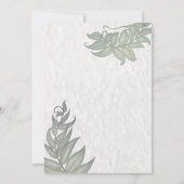 Little Pumpkin Coral Baby Shower Einladung (Rückseite)