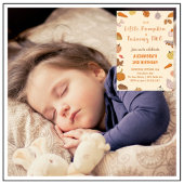 Little Pumpkin drehen zwei Halloween 2. Geburtstag Einladung