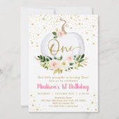 Little Pumpkin Einladung zum ersten Geburtstag (Vorderseite)