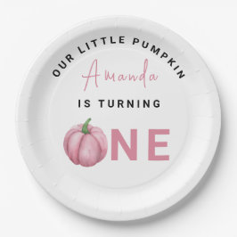 Little Pumpkin erste Geburtstagsparty Pappteller