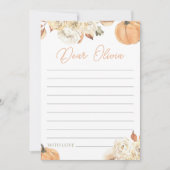 Little Pumpkin Erste Geburtstagszeit Kapselkarte Einladung (Vorderseite)