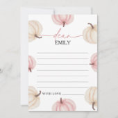 Little Pumpkin Erste Geburtstagszeit Kapselkarte Einladung (Vorderseite)