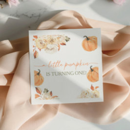 Little Pumpkin Erster Geburtstag Serviette