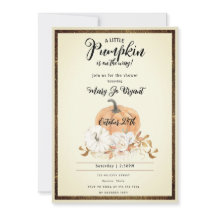 Little Pumpkin Fall Baby Dusche