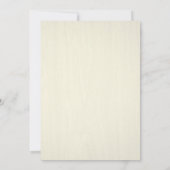 Little Pumpkin Fall Baby Dusche Einladung (Rückseite)