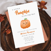 Little Pumpkin Fall Baby Dusche Einladung