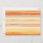 Little Pumpkin Fall Baby Dusche Foto Dankeskarte (Rückseite)