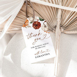 Little Pumpkin Fall Baby Dusche Geschenkanhänger