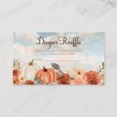Little Pumpkin | Fall Baby Dusche Windeln Windeln Begleitkarte (Vorderseite)