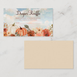 Little Pumpkin   Fall Baby Dusche Windeln Windeln  Begleitkarte