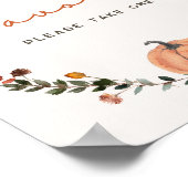 Little Pumpkin Fall Baby Duwer Favoriten Poster (Ecke)