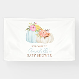 Little Pumpkin Fall Babydusche Personalisiert Banner