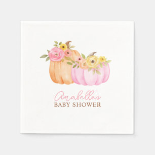 Little Pumpkin Fall Babydusche Personalisiert Serviette