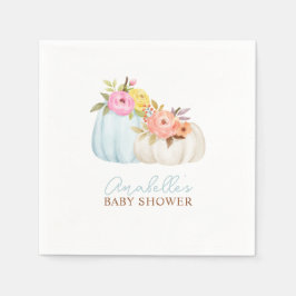 Little Pumpkin Fall Babydusche Personalisiert Serviette