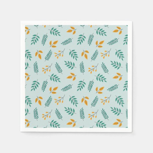 Little Pumpkin Fall Birthday Serviette (Vorderseite)