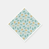 Little Pumpkin Fall Birthday Serviette (Ecke)