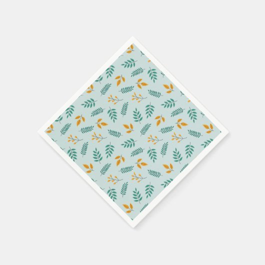 Little Pumpkin Fall Birthday Serviette (Ecke)