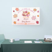 Little Pumpkin Fall Blush Baby Dusche Einladung F Banner (Messe)