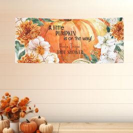 Little Pumpkin Fall Blütendusche Banner