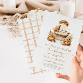 Little Pumpkin Fall Boho Girl Babydusche Einladung