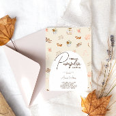 Little Pumpkin Fall Boho Neutral Baby Dusche Einladung