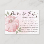 Little Pumpkin Fall Books for Baby Shooter Begleitkarte (Vorderseite)