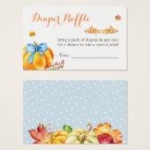 Little Pumpkin Fall Boy Babydusche Windelwanne (Vorne & Hinten)
