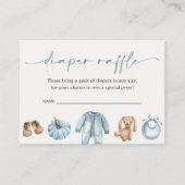 Little Pumpkin Fall Boy Babydusche Windelwanne Begleitkarte (Vorderseite)