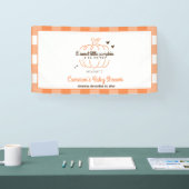 Little Pumpkin Fall Boy Girl Babydusche Willkommen Banner (Messe)