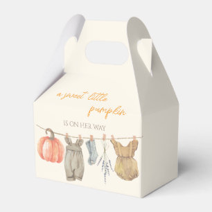 Little Pumpkin Fall Clothes Girl Babydusche Geschenkschachtel