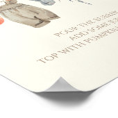 Little Pumpkin Fall Clothes Girl Mama osa Bar Poster (Ecke)