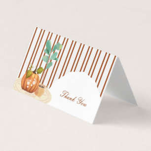 Little Pumpkin Fall Danke-Karte